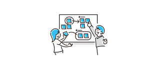 お子さまの適応のイラスト